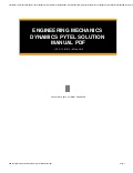 Engineering mechanics solution manual pdf